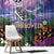 Happy Hulaween Window Curtain Mahaloween Skeleton Dancing