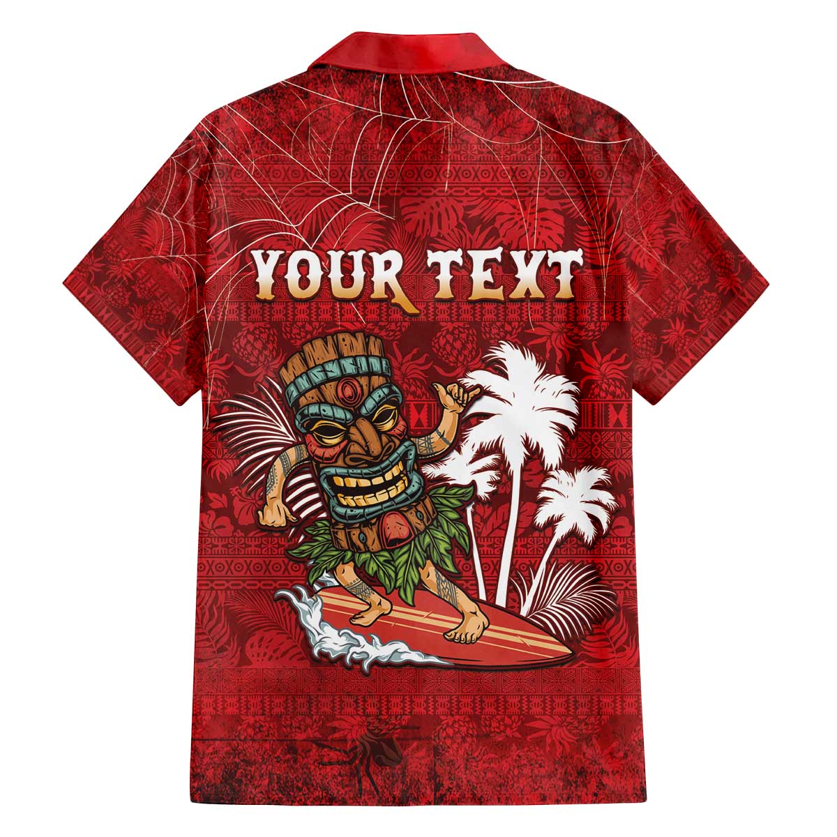 Personalised Aloha Halloween Family Matching Off Shoulder Short Dress and Hawaiian Shirt Skeleton Surfing LT05 - Polynesian Pride