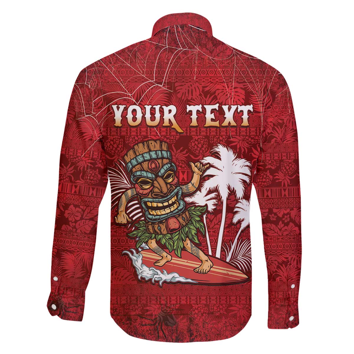 Personalised Aloha Halloween Family Matching Off Shoulder Short Dress and Hawaiian Shirt Skeleton Surfing LT05 - Polynesian Pride