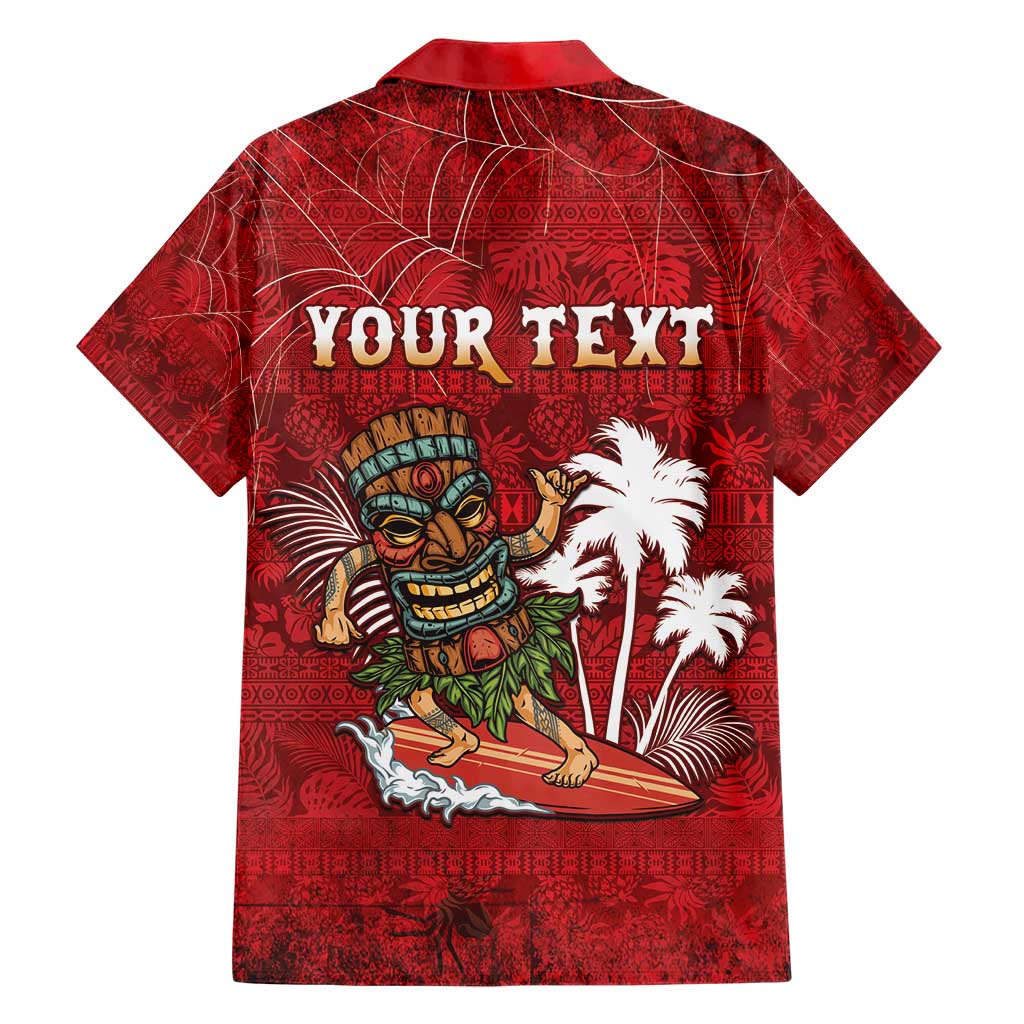 Personalised Aloha Halloween Hawaiian Shirt Skeleton Surfing LT05 - Polynesian Pride