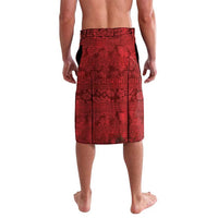 Personalised Aloha Halloween Lavalava Skeleton Surfing LT05 - Polynesian Pride