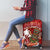 Aloha Halloween Luggage Cover Skeleton Surfing