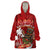 Personalised Aloha Halloween Wearable Blanket Hoodie Skeleton Surfing