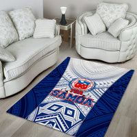 Samoa Rugby Area Rug 2023 Pacific Championships Polynesian Pattern LT05 - Polynesian Pride