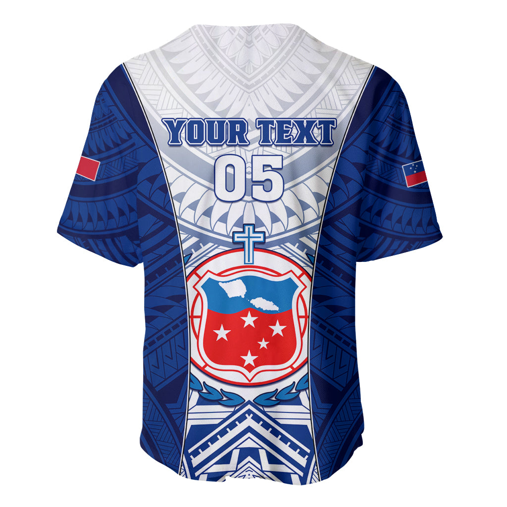 Custom Samoa Rugby Baseball Jersey 2023 Pacific Championships Polynesian Pattern LT05 - Polynesian Pride