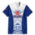 Custom Samoa Rugby Family Matching Mermaid Dress and Hawaiian Shirt 2023 Pacific Championships Polynesian Pattern LT05 Dad's Shirt - Short Sleeve Blue - Polynesian Pride