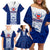 Custom Samoa Rugby Family Matching Off Shoulder Short Dress and Hawaiian Shirt 2023 Pacific Championships Polynesian Pattern LT05 - Polynesian Pride