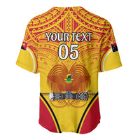 Custom Papua New Guinea Rugby Baseball Jersey 2023 Pacific Championships The Kumuls LT05 - Polynesian Pride