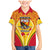 Custom Papua New Guinea Rugby Family Matching Mermaid Dress and Hawaiian Shirt 2023 Pacific Championships The Kumuls LT05 Son's Shirt Yellow - Polynesian Pride