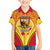 Custom Papua New Guinea Rugby Family Matching Short Sleeve Bodycon Dress and Hawaiian Shirt 2023 Pacific Championships The Kumuls LT05 Son's Shirt Yellow - Polynesian Pride