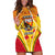 Custom Papua New Guinea Rugby Hoodie Dress 2023 Pacific Championships The Kumuls LT05 Yellow - Polynesian Pride