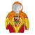 Custom Papua New Guinea Rugby Kid Hoodie 2023 Pacific Championships The Kumuls LT05 Yellow - Polynesian Pride