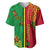 Personalised Vanuatu Happy Unity Day Baseball Jersey Polynesian Plumeria LT05 Red - Polynesian Pride