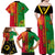 Personalised Vanuatu Happy Unity Day Family Matching Off Shoulder Maxi Dress and Hawaiian Shirt Polynesian Plumeria LT05 - Polynesian Pride