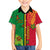 Personalised Vanuatu Happy Unity Day Family Matching Puletasi Dress and Hawaiian Shirt Polynesian Plumeria LT05 Son's Shirt Red - Polynesian Pride