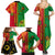 Personalised Vanuatu Happy Unity Day Family Matching Summer Maxi Dress and Hawaiian Shirt Polynesian Plumeria LT05 - Polynesian Pride