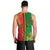 Personalised Vanuatu Happy Unity Day Men Tank Top Polynesian Plumeria LT05 - Polynesian Pride