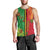 Personalised Vanuatu Happy Unity Day Men Tank Top Polynesian Plumeria LT05 - Polynesian Pride