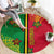 Vanuatu Happy Unity Day Round Carpet Polynesian Plumeria LT05 - Polynesian Pride