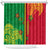 Vanuatu Happy Unity Day Shower Curtain Polynesian Plumeria LT05 Red - Polynesian Pride