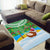 Cook Islands Christmas Area Rug Coconut Santa Beach Style LT05 - Polynesian Pride