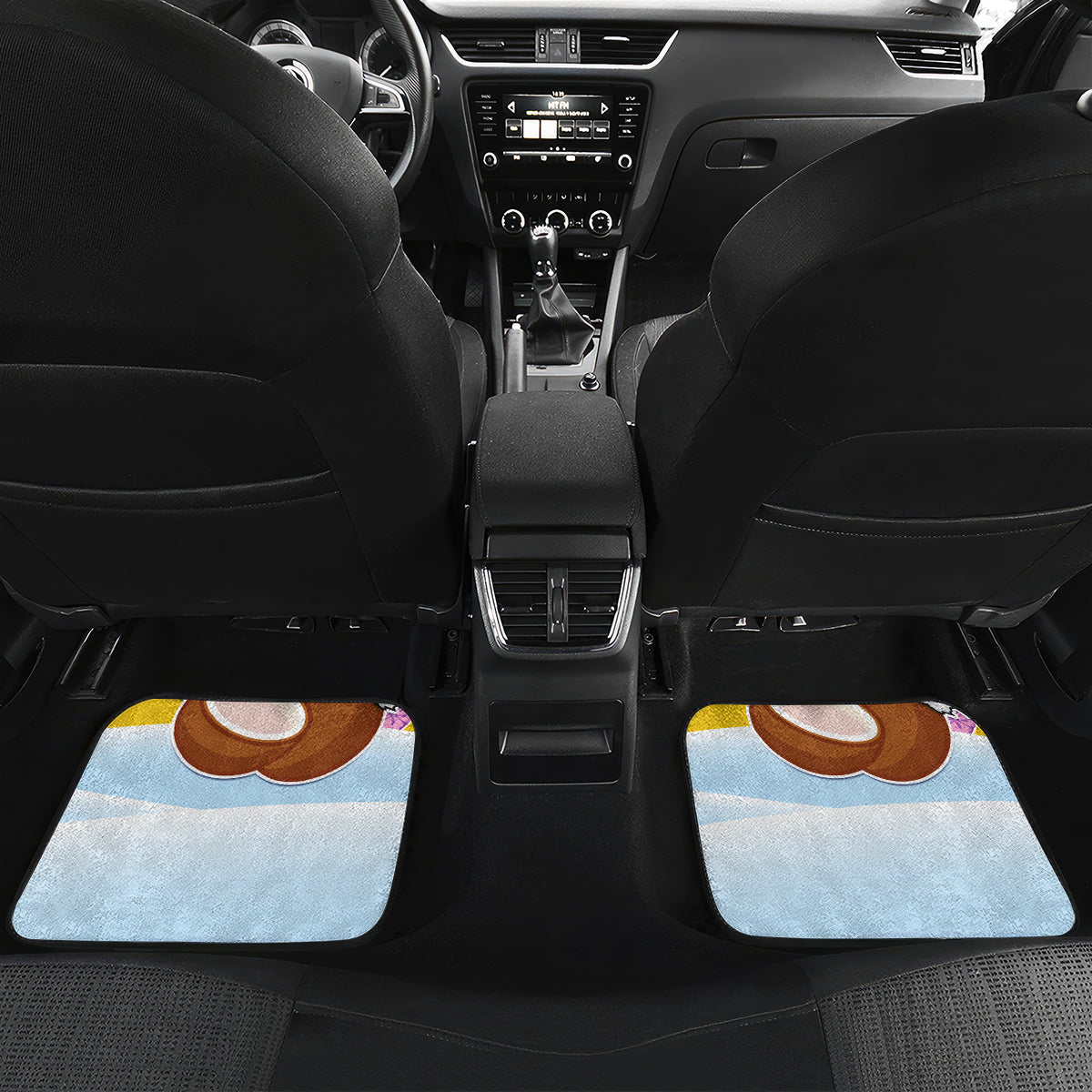 Cook Islands Christmas Car Mats Coconut Santa Beach Style LT05 - Polynesian Pride