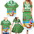 Personalised Cook Islands Christmas Family Matching Summer Maxi Dress and Hawaiian Shirt Coconut Santa Beach Style LT05 - Polynesian Pride