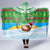 Cook Islands Christmas Hooded Blanket Coconut Santa Beach Style LT05 - Polynesian Pride