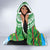 Cook Islands Christmas Hooded Blanket Coconut Santa Beach Style LT05 - Polynesian Pride