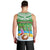 Personalised Cook Islands Christmas Men Tank Top Coconut Santa Beach Style LT05 - Polynesian Pride