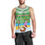 Personalised Cook Islands Christmas Men Tank Top Coconut Santa Beach Style LT05 - Polynesian Pride