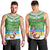 Personalised Cook Islands Christmas Men Tank Top Coconut Santa Beach Style LT05 - Polynesian Pride