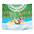 Cook Islands Christmas Tapestry Coconut Santa Beach Style LT05 - Polynesian Pride