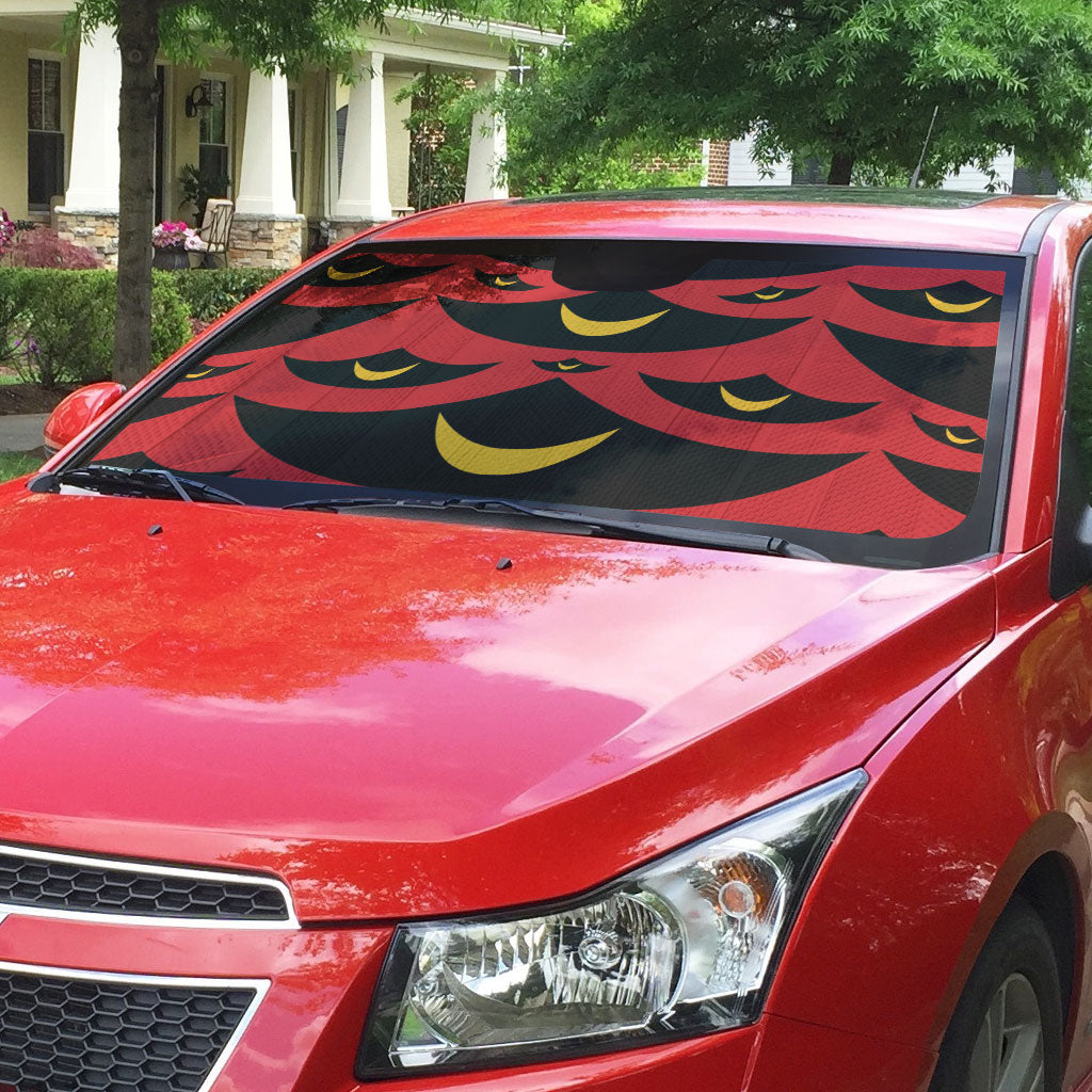 Hawaii Ahu Ula Inspired Auto Sun Shade Red Version LT05 - Polynesian Pride