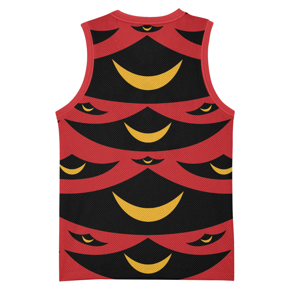 Hawaii Ahu Ula Inspired Basketball Jersey Red Version LT05 - Polynesian Pride
