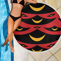 Hawaii Ahu Ula Inspired Beach Blanket Red Version