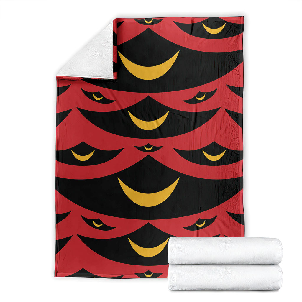 Hawaii Ahu Ula Inspired Blanket Red Version