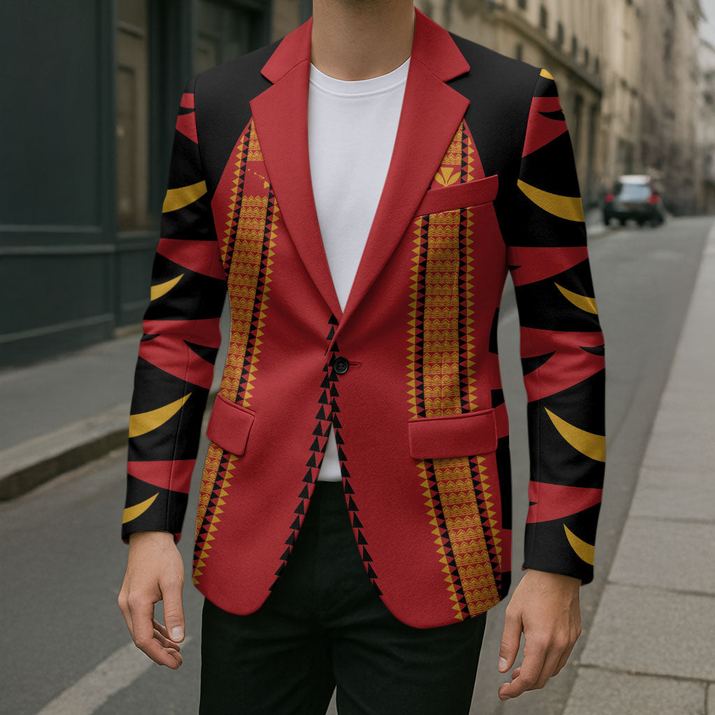 Hawaii Ahu Ula Inspired Blazer Red Version LT05 - Polynesian Pride