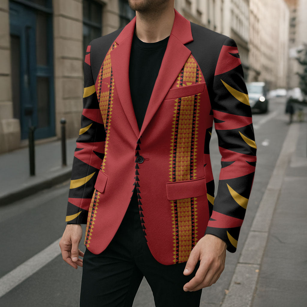 Hawaii Ahu Ula Inspired Blazer Red Version LT05 - Polynesian Pride