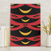 Hawaii Ahu Ula Inspired Canvas Wall Art Red Version LT05 Without Frame Red - Polynesian Pride