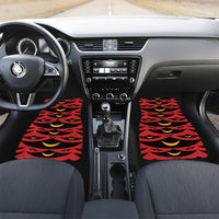 Hawaii Ahu Ula Inspired Car Mats Red Version