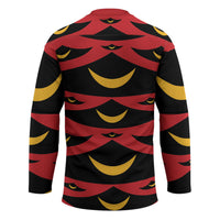 Hawaii Ahu Ula Inspired Hockey Jersey Red Version LT05 - Polynesian Pride