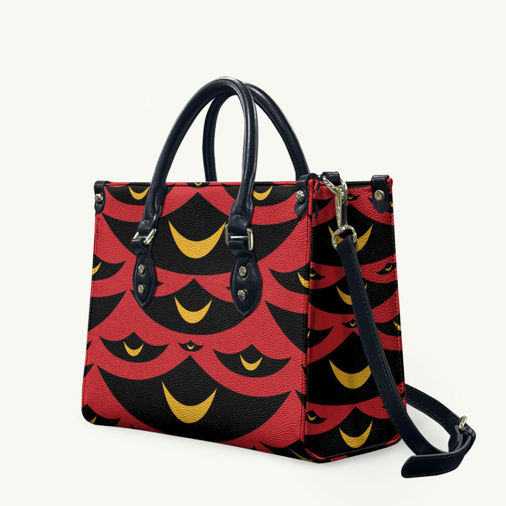 Hawaii Ahu Ula Inspired Leather Bag Red Version LT05 Red - Polynesian Pride