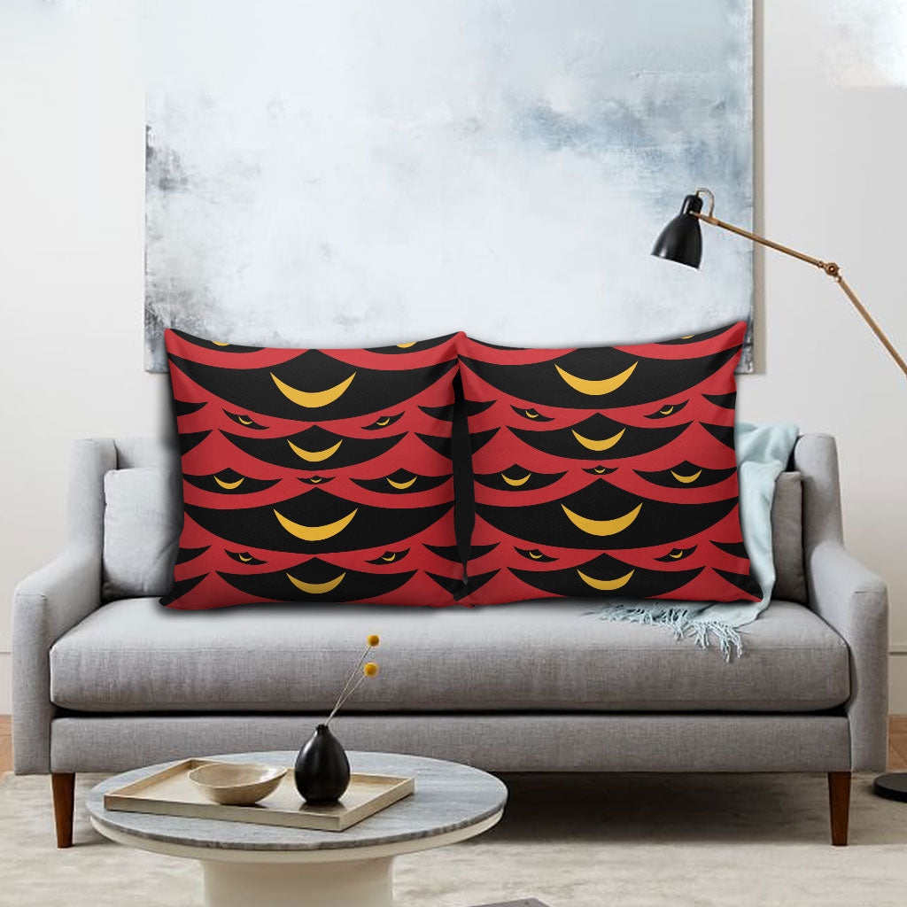 Hawaii Ahu Ula Inspired Pillow Cover Red Version