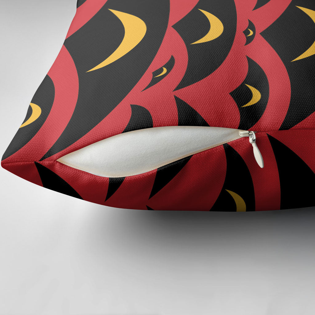 Hawaii Ahu Ula Inspired Pillow Cover Red Version