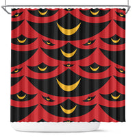 Hawaii Ahu Ula Inspired Shower Curtain Red Version LT05 Red - Polynesian Pride