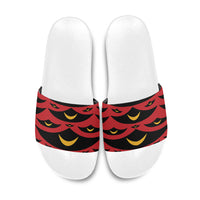 Hawaii Ahu Ula Inspired Slide Sandals Red Version