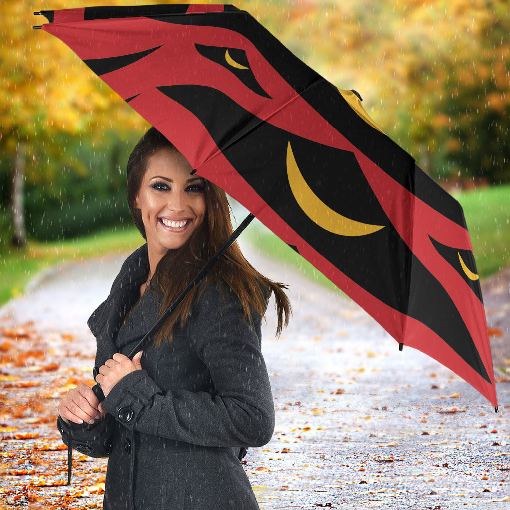 Hawaii Ahu Ula Inspired Umbrella Red Version LT05 - Polynesian Pride