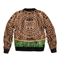 Hawaii Warrior Tattoo Inspired Bomber Jacket Tropical Leaf Skirt Costume