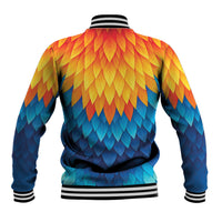 Polynesia Colorful Rooster Costume Baseball Jacket